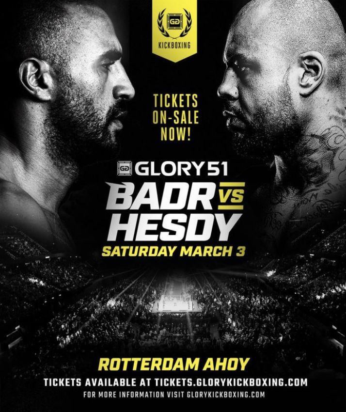 Прямая трансляция Glory 51 Бадр Хари - Хесди Гергес