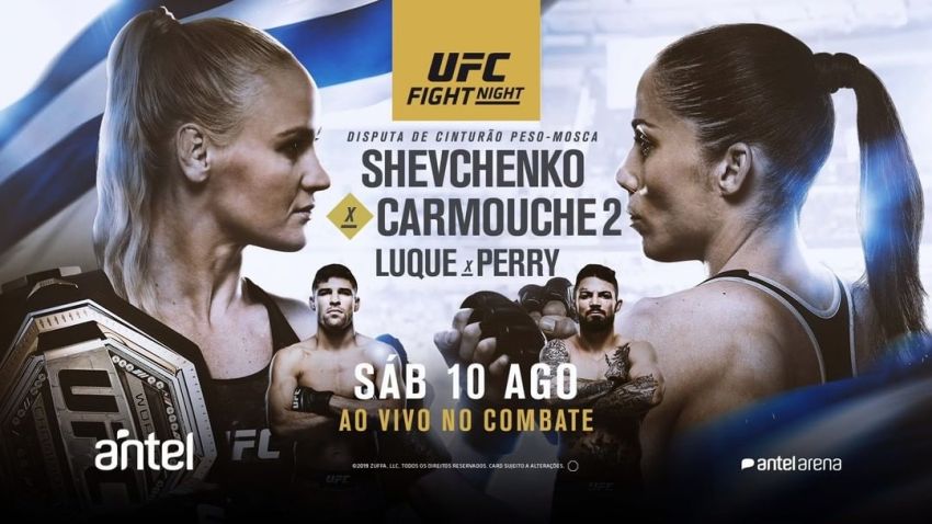 Где смотреть UFC Fight Night 156: Валентина Шевченко - Лиз Кармуш 2