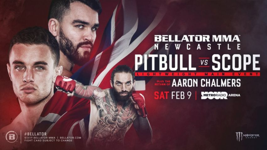 Файткард турнира Bellator Newcastle: Патрики Фрейре - Райан Скоуп