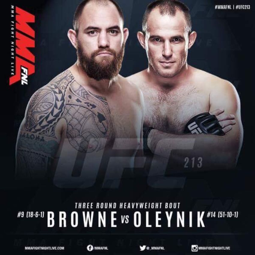 Алексей Олейник - Трэвис Браун на UFC 213