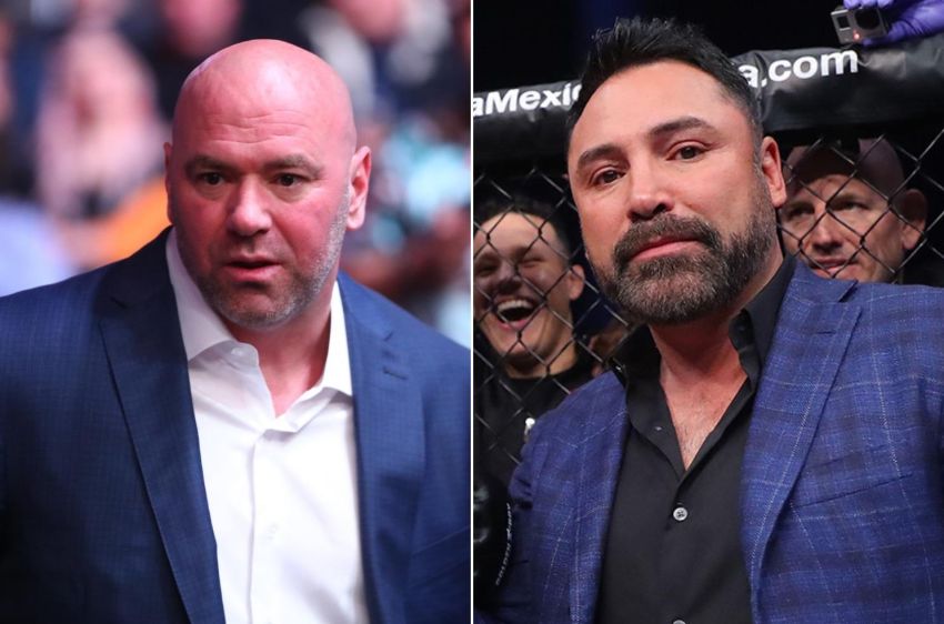 Oscar De La Hoya challenges Dana White