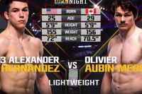 Видео боя Александер Эрнандес - Оливье Обин-Мерсье UFC on FOX 30