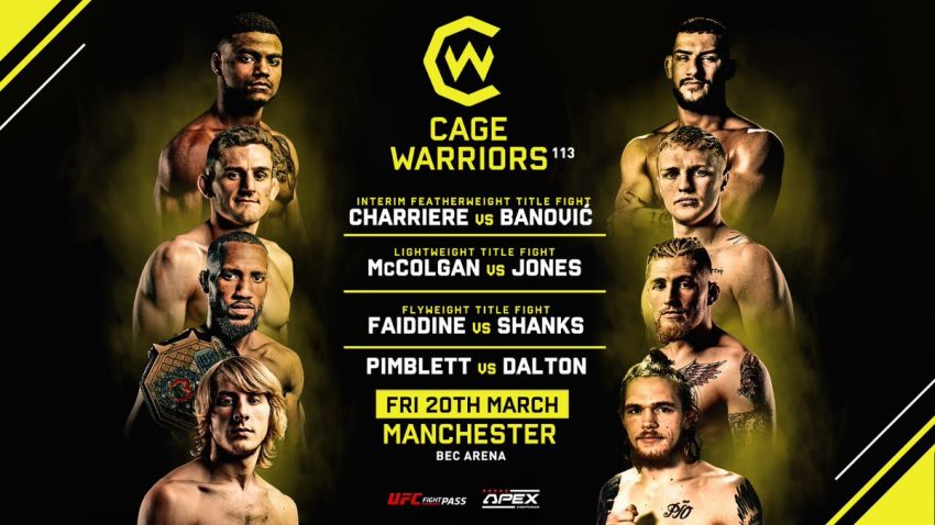 Прямая трансляция Cage Warriors 113: Даррен Стюард – Бартош Фабински