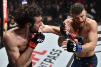 Фото с турнира UFC Fight Night 163: Забит Магомедшарипов - Келвин Каттар