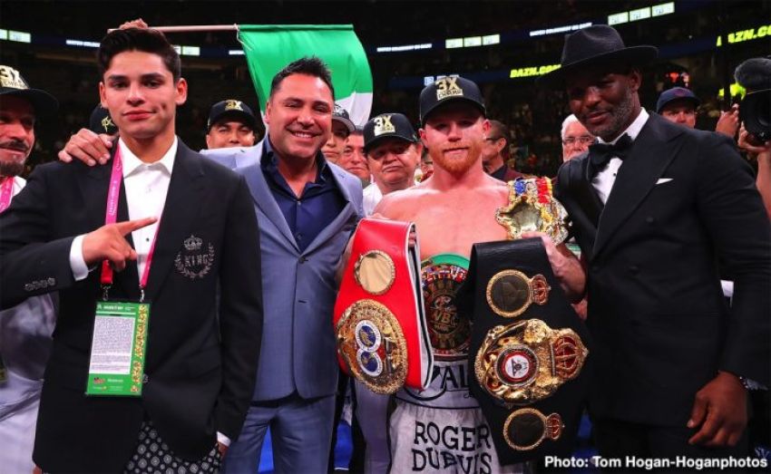 Сауль Альварес встретится с руководством Golden Boy на этой неделе, чтобы выбрать соперника на сентябрь