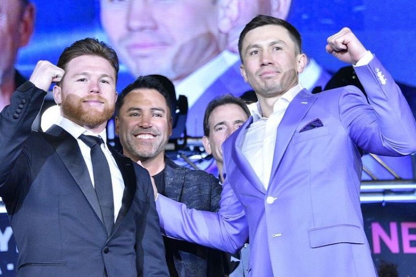 Оскар Де Ла Хойя против третьего боя Канело - GGG прямо сейчас