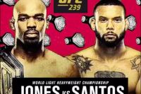 Файткард турнира UFC 239: Джон Джонс - Тиаго Сантос