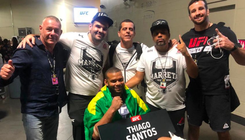 Тиаго Сантос обратился к фанатам после своего поражения Джону Джонсу