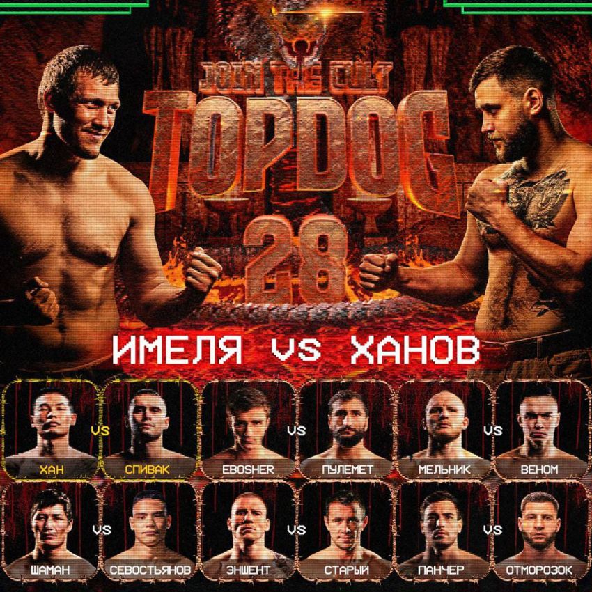 Прямая трансляция Top Dog FC 28