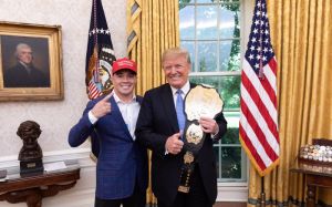 Колби Ковингтон и Дана Уайт стали гостями президента США Дональда Трампа
