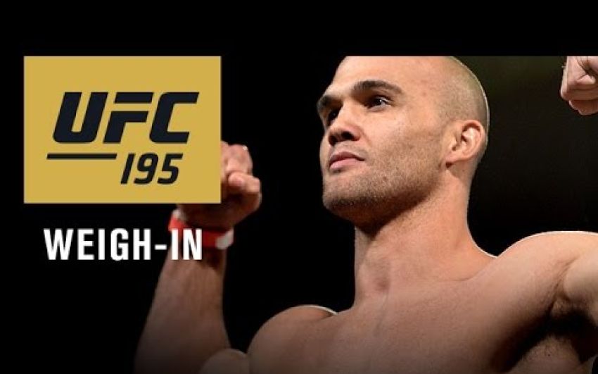 Взвешивание UFC 195