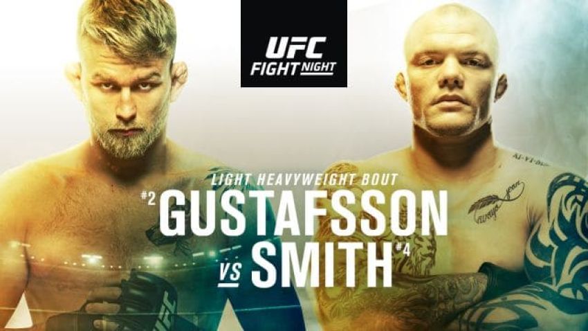 Файткард турнира UFC Fight Night 153: Александр Густафссон - Энтони Смит