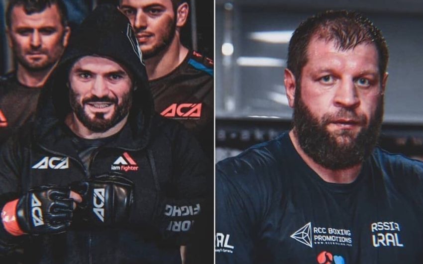 Александр Емельяненко и Магомед Исмаилов провели первую дуэль взглядов