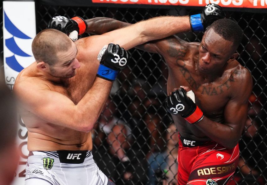 Видео боя Шон Стриклэнд – Исраэль Адесанья UFC 293