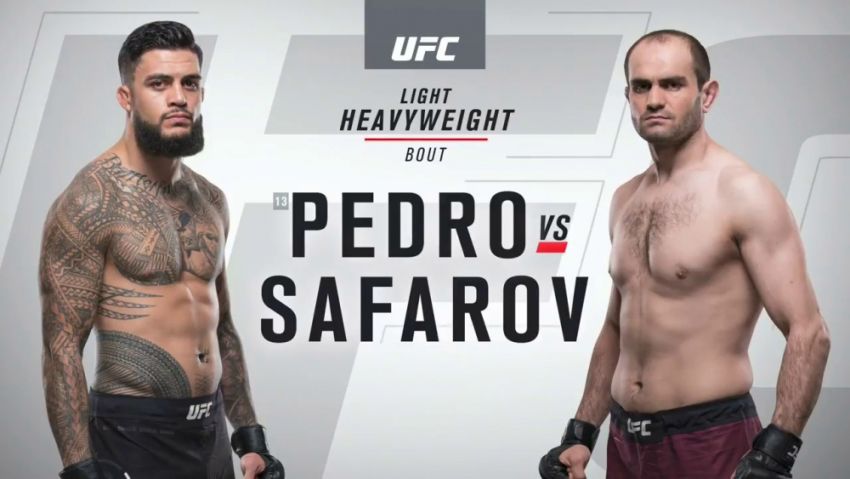 Видео боя Сапарбек Сафаров - Тайсон Педро UFC 221