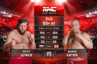 Видео боя Юсуп Шуаев - Давид Кития AMC Fight Nights 103