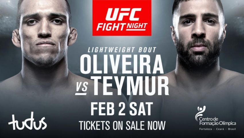 Чарльз Оливейра встретится с Дэвидом Теймуром на UFC on ESPN+ 2