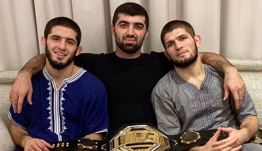 Хабиб Нурмагомедов надеется, что Ислам Махачев будет следующим чемпионом легкого веса UFC