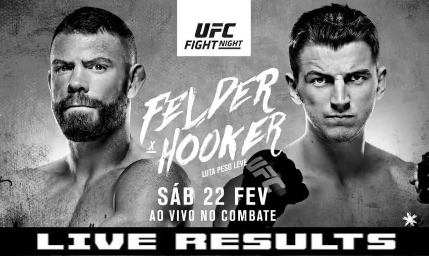 Результаты турнира UFC Fight Night 168: Пол Фелдер - Дэн Хукер