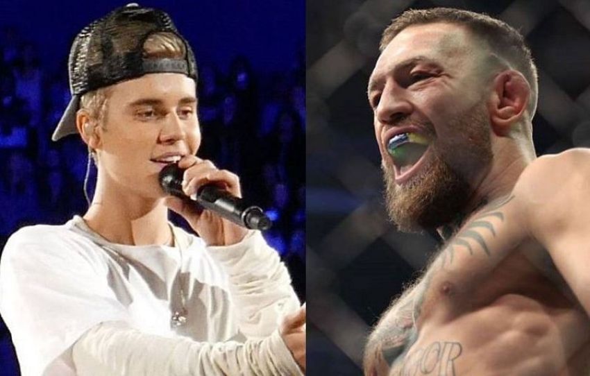 Conor McGregor hung out with Justin Bieber