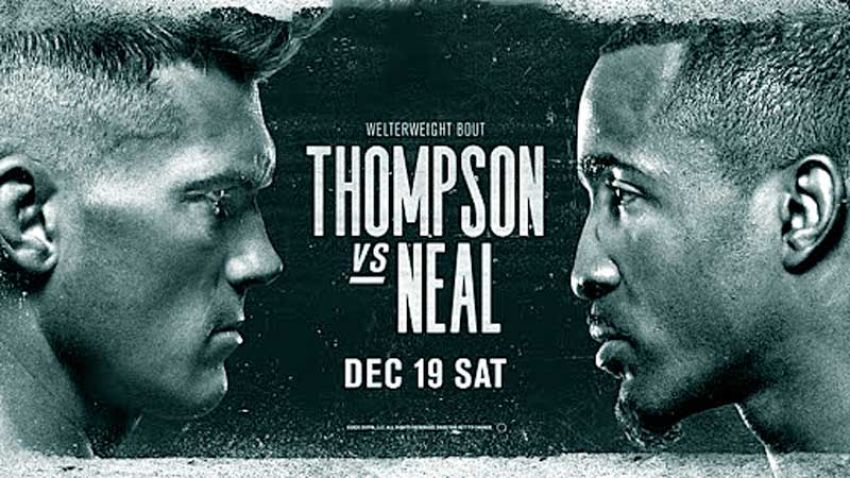 Прямая трансляция UFC Fight Night 183: Стивен Томпсон - Джефф Нил