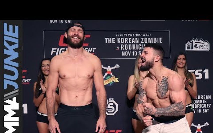 Официальная церемония взвешивания UFC Fight Night 139