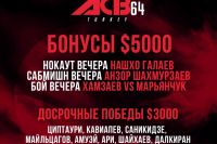 Бонусы после турнира ACB 64: "Young Eagles 19"