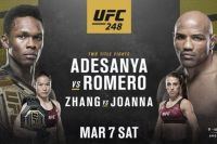 Ставки на UFC 248: Коэффициенты букмекеров на турнир Исраэль Адесанья - Йоэль Ромеро, Вейли Жанг - Йоанна Енджейчик