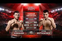 Видео боя Халид Муртазалиев - Абусупиян Алиханов Fight Nights Global 66