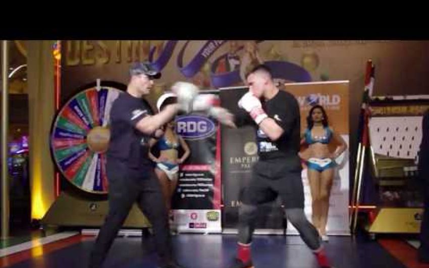 Юрий Каленга Vs Кевин Лерена - Открытая тренировка и дуэль взглядов