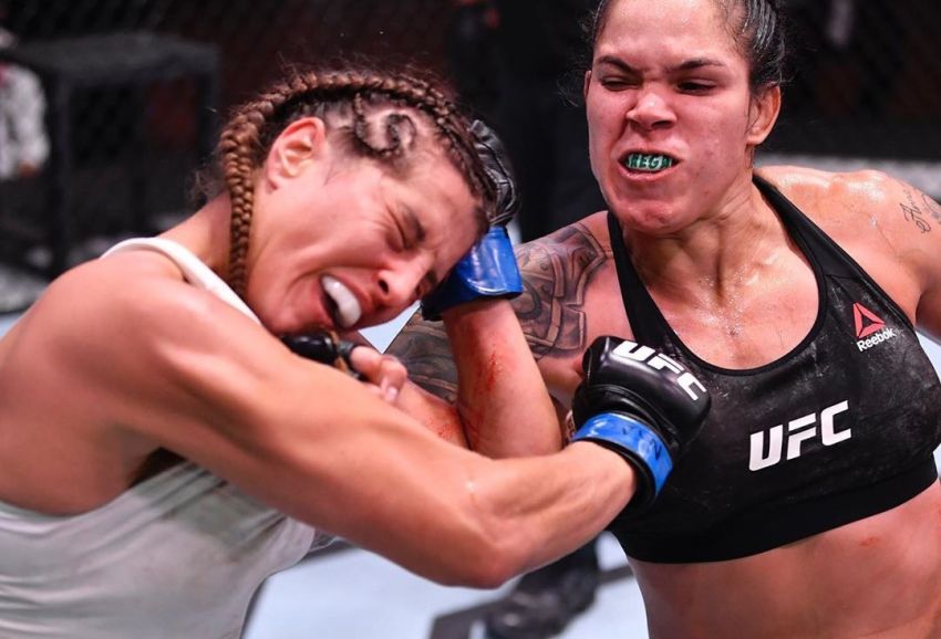 Аманда Нуньес уверенно защитила титул в бою с Фелисией Спенсер на UFC 250