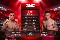 Видео боя Тумер Ондар - Муродали Салимов AMC Fight Nights 102