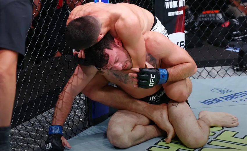 Видео боя Байсангур Сусуркаев – Эрик Нолан UFC 319