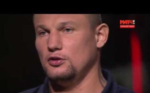 Андрей Руденко и его тренер Владимир Золотарев в студии МатчТВ