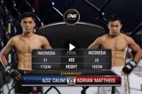 Видео боя Адриан Матейс - Абдул-Азиз Калим One Championship: Warrior's Dream