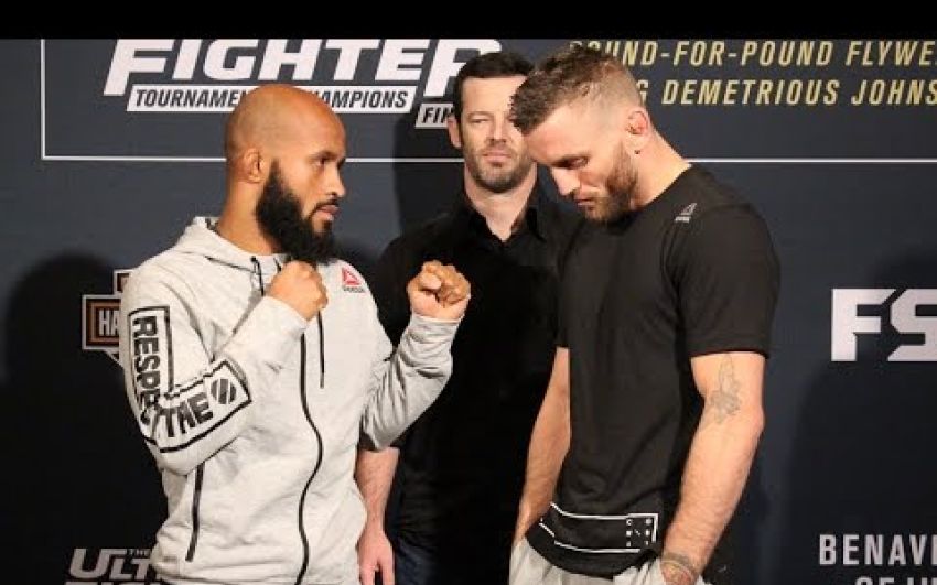 Дуэль взглядов участников шоу The Ultimate Fighter 24 Finale