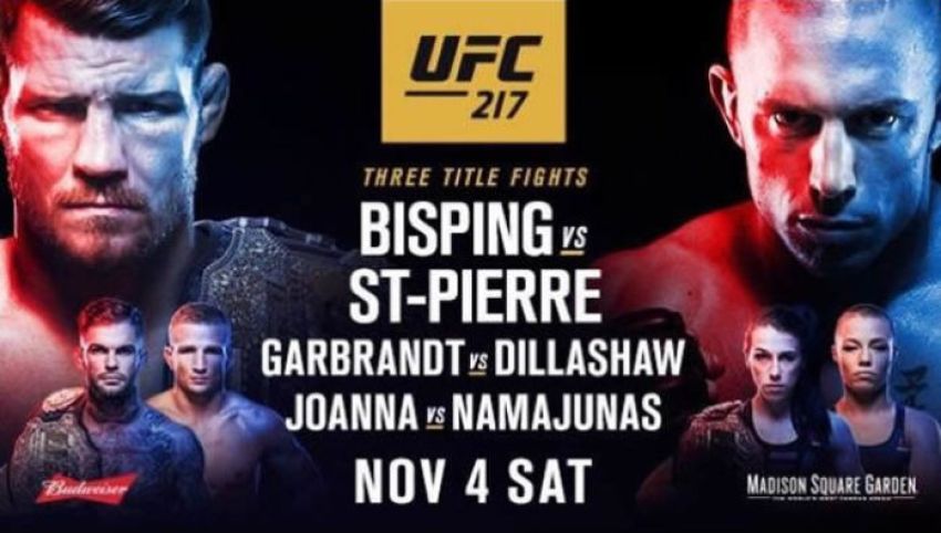 Видео боев турнира UFC 217