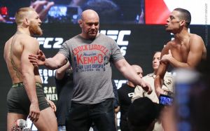 Сборы от продажи билетов на турнирах UFC, где в главном бою выступали Нейт Диаз и Конор Макгрегор