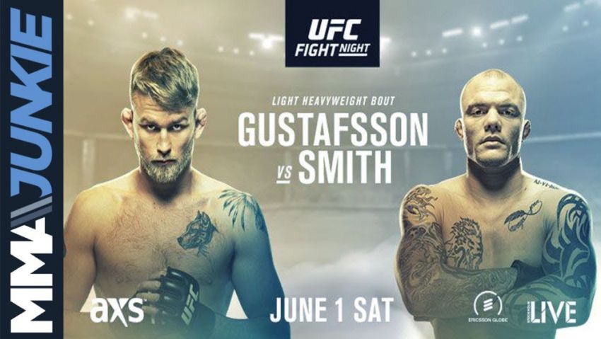 Прямая трансляция UFC Fight Night 153: Александр Густафссон - Энтони Смит