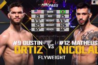 Видео боя Дастин Ортис - Матэус Николау UFC on FOX 30
