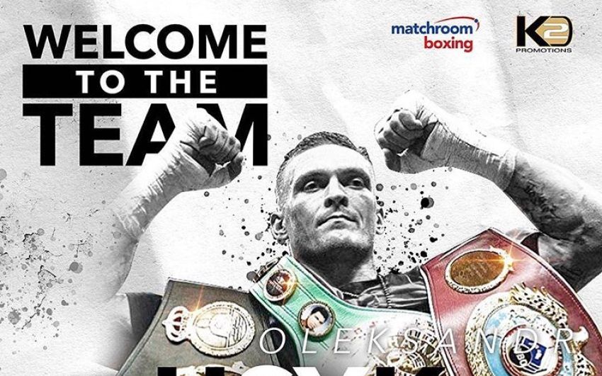 Александр Усик подписал контракт с промоутерской компанией «Matchroom Boxing»