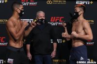 Видео боя Мигель Баеза - Такаси Сато UFC on ESPN 18