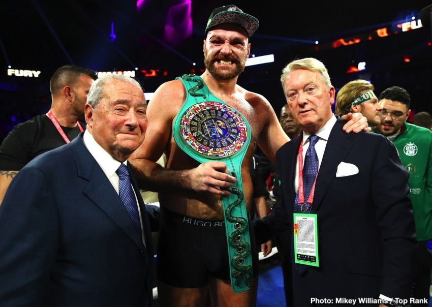 Frank Warren: "We have a contract to fight with Joshua, but Fury will not sign it."