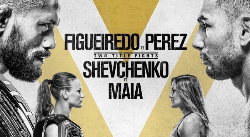 Файткард турнира UFC 255: Дейвисон Фигейреду - Алекс Перес, Валентина Шевченко - Дженнифер Майя