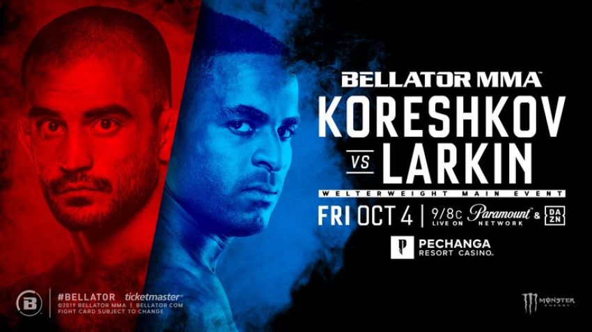 Прямая трансляция Bellator 229: Андрей Корешков - Лоренц Ларкин