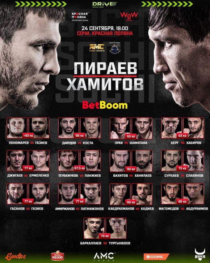 Видео боя Рамазан Гасанов – Махмуд Газиев AMC Fight Nights "Кубок Донского атамана"