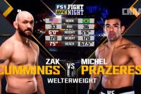 Видео боя Зак Каммингс - Майкл Празерес UFC Fight Night 129