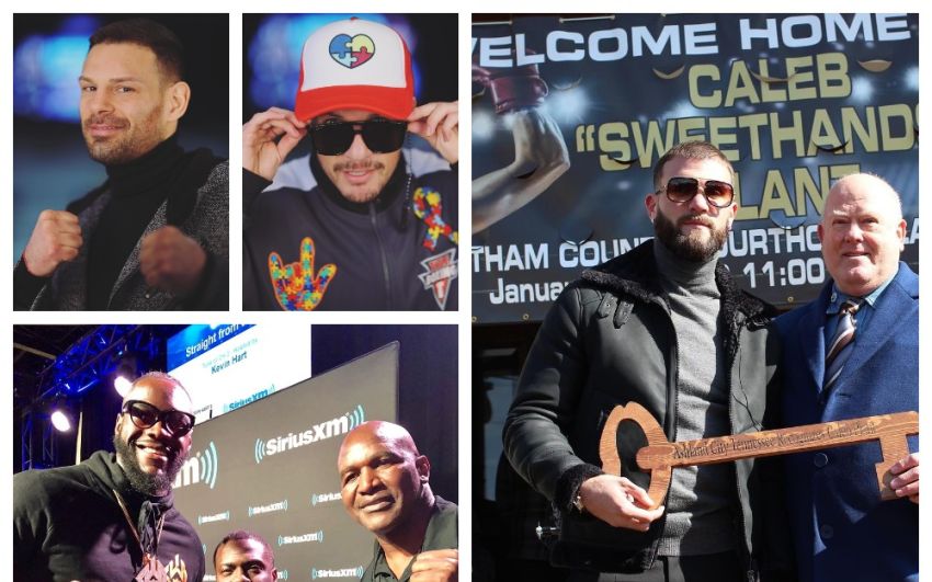 InstaBoxing 03 февраля 2019: Уайлдер встретился с Холифилдом, Калеб Плант вернулся домой в статусе чемпиона