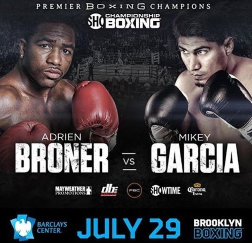 Поединок Бронера и Гарсии состоится в Бруклине на арене Barclays Center