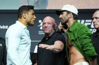 Пауло Коста и Люк Рокхолд устроили бардак на пресс-конференции UFC